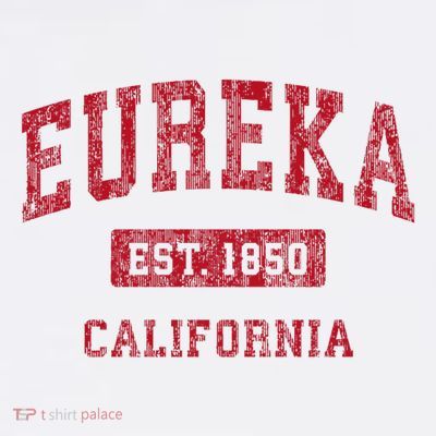 Eureka California Ca Vintage Sports T-Shirt