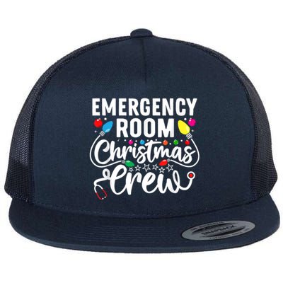 Er Christmas Crew Emergency Room Nurse Er Techs Secretary Gift Flat Bill Trucker Hat