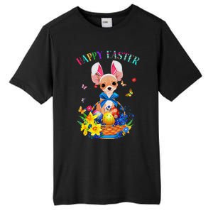 Easter Cute Chihuahua Dog Lover Gifts Bunny Eggs Easter Tall Fusion ChromaSoft Performance T-Shirt