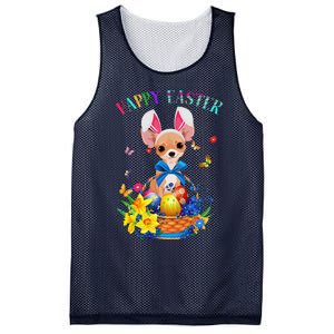 Easter Cute Chihuahua Dog Lover Gifts Bunny Eggs Easter Mesh Reversible Basketball Jersey Tank