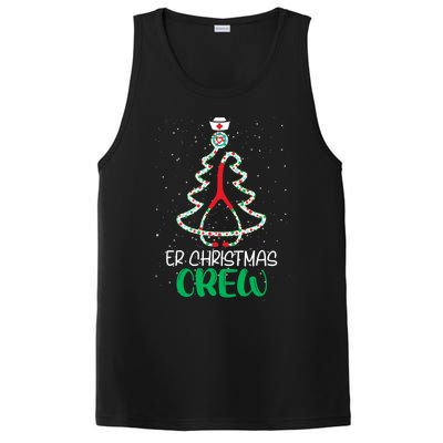 Er Christmas Crew Tree Emergency Room Funny Xmas Nurse Er Gift PosiCharge Competitor Tank