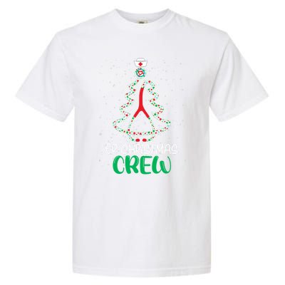 Er Christmas Crew Tree Emergency Room Funny Xmas Nurse Er Gift Garment-Dyed Heavyweight T-Shirt