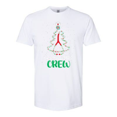 Er Christmas Crew Tree Emergency Room Funny Xmas Nurse Er Gift Softstyle CVC T-Shirt