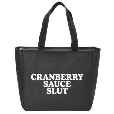 Emotional Club Cranberry Sauce Slut Zip Tote Bag