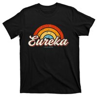 Eureka California Ca Vintage Rainbow Retro 70s T-Shirt