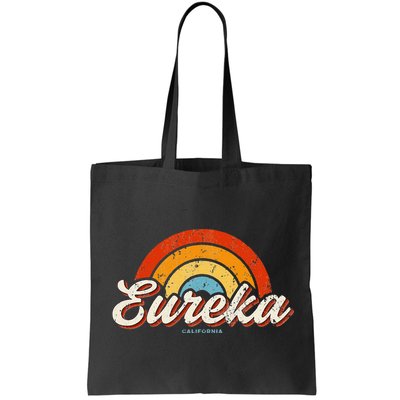 Eureka California Ca Vintage Rainbow Retro 70s Bag