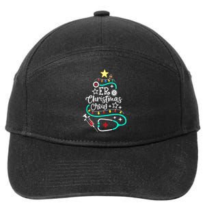 ER Christmas Crew Emergency Room Nurse ER Techs Secretary 7-Panel Snapback Hat