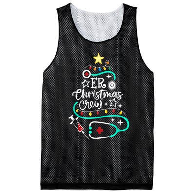 ER Christmas Crew Emergency Room Nurse ER Techs Secretary Mesh Reversible Basketball Jersey Tank