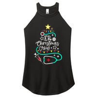 ER Christmas Crew Emergency Room Nurse ER Techs Secretary Women's Perfect Tri Rocker Tank