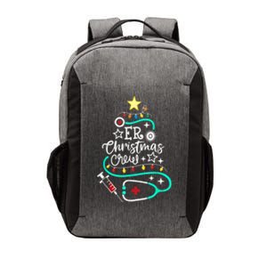 ER Christmas Crew Emergency Room Nurse ER Techs Secretary Vector Backpack