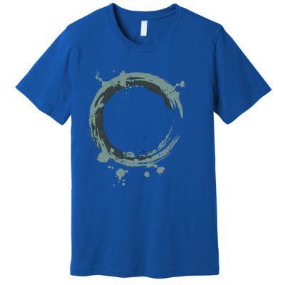 Enso Circle Cool Gift Zen Circle Cool Gift Buddhism Yoga Spiritual Karma Gift Premium T-Shirt