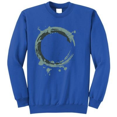 Enso Circle Cool Gift Zen Circle Cool Gift Buddhism Yoga Spiritual Karma Gift Tall Sweatshirt