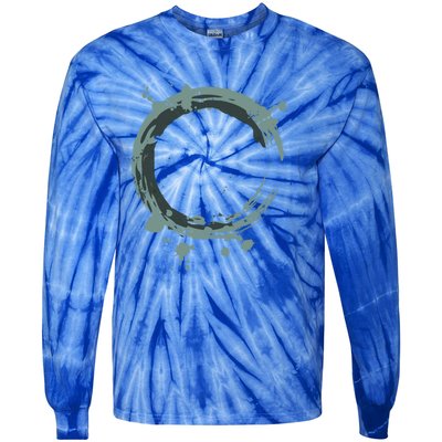 Enso Circle Cool Gift Zen Circle Cool Gift Buddhism Yoga Spiritual Karma Gift Tie-Dye Long Sleeve Shirt