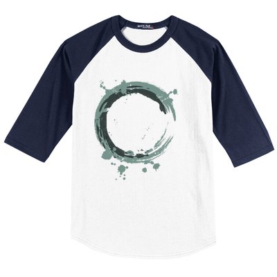 Enso Circle Cool Gift Zen Circle Cool Gift Buddhism Yoga Spiritual Karma Gift Baseball Sleeve Shirt