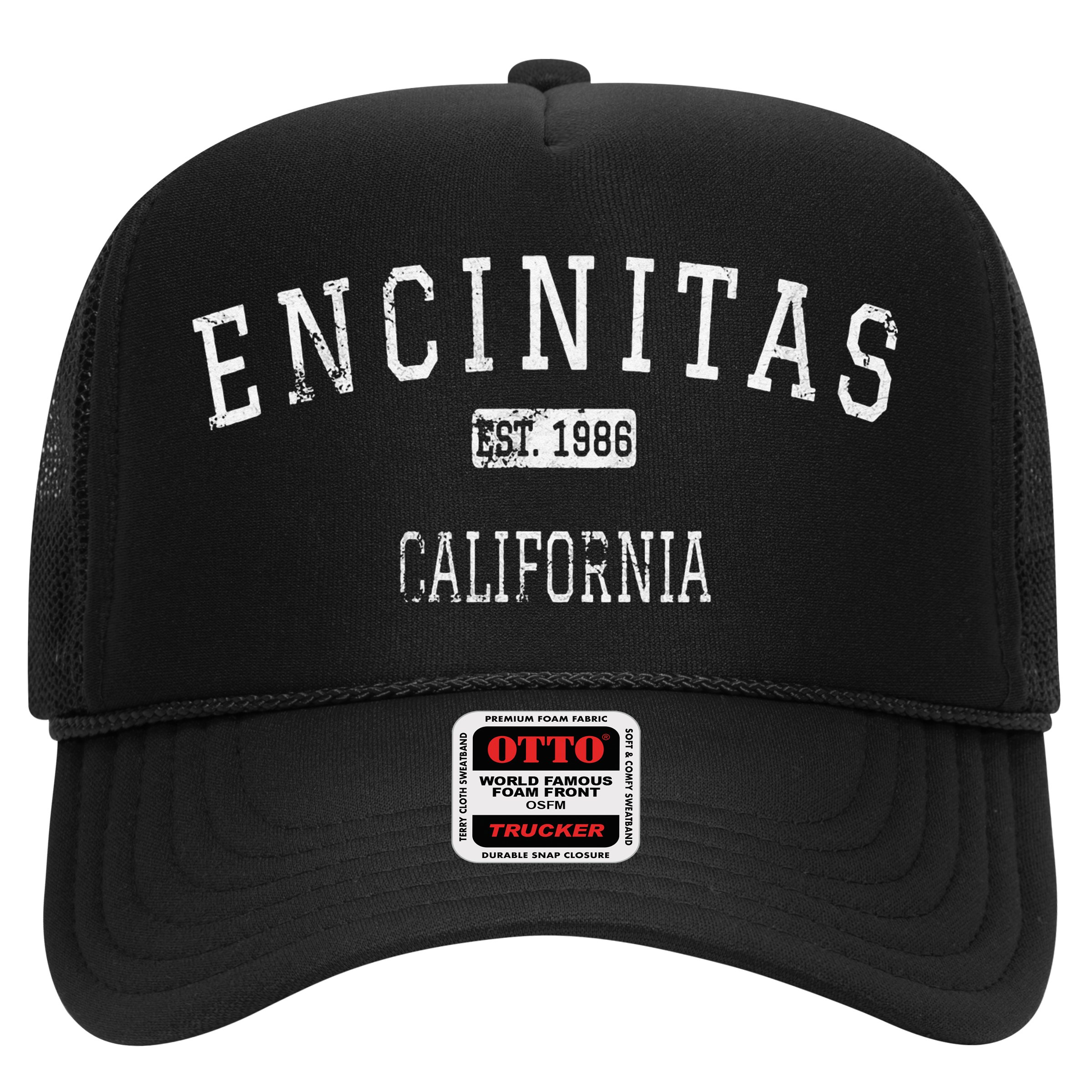 Encinitas California CA Vintage stage athletic style Hat