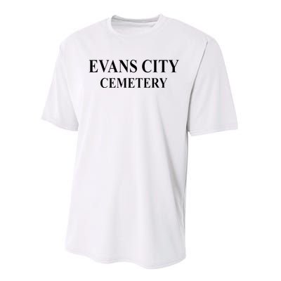 Evans City Cemetery Performance Sprint T-Shirt