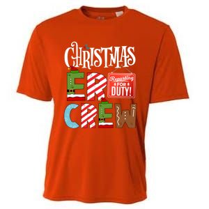 Er Christmas Crew Emergency Room Nurse Er Tech And Secretary Gift Cooling Performance Crew T-Shirt