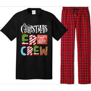 Er Christmas Crew Emergency Room Nurse Er Tech And Secretary Gift Pajama Set