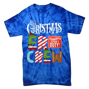 Er Christmas Crew Emergency Room Nurse Er Tech And Secretary Gift Tie-Dye T-Shirt