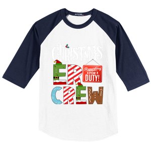 Er Christmas Crew Emergency Room Nurse Er Tech And Secretary Gift Baseball Sleeve Shirt