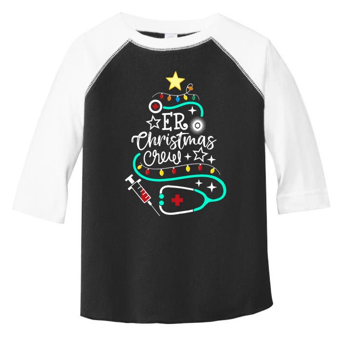 Er Christmas Crew Emergency Room Nurse Er Techs Secretary Toddler Fine Jersey T-Shirt