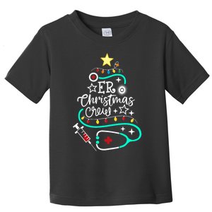 Er Christmas Crew Emergency Room Nurse Er Techs Secretary Toddler T-Shirt