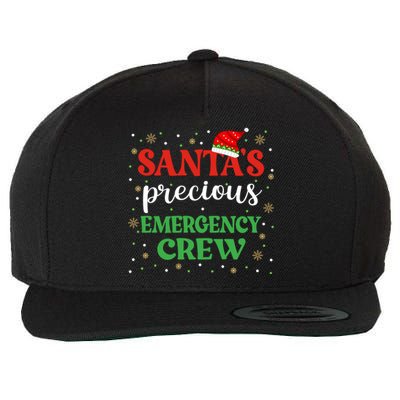 Emergency Crew Christmas Er Nurse Xmas Cute Er Tech Meaningful Gift Wool Snapback Cap