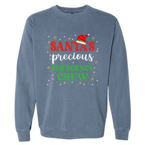 Emergency Crew Christmas Er Nurse Xmas Cute Er Tech Meaningful Gift Garment-Dyed Sweatshirt