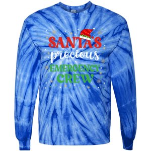 Emergency Crew Christmas Er Nurse Xmas Cute Er Tech Meaningful Gift Tie-Dye Long Sleeve Shirt