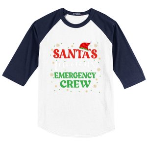 Emergency Crew Christmas Er Nurse Xmas Cute Er Tech Meaningful Gift Baseball Sleeve Shirt