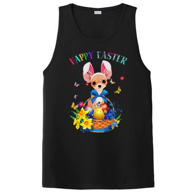 Easter Cute Chihuahua Dog Lover Gifts Bunny Eggs Easter PosiCharge Competitor Tank