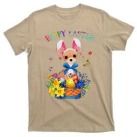 Easter Cute Chihuahua Dog Lover Gifts Bunny Eggs Easter T-Shirt