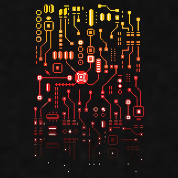 Engineer Computer Circuit Board Engineering CPU Binary Ladies PosiCharge Tri-Blend Wicking Tank
