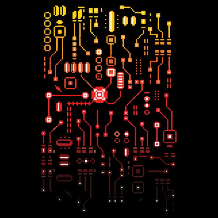 Engineer Computer Circuit Board Engineering CPU Binary Hoodie