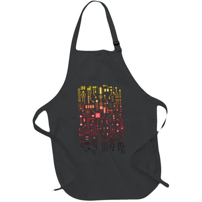 Engineer Computer Circuit Board Engineering CPU Binary Apron