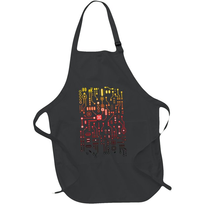 Engineer Computer Circuit Board Engineering CPU Binary Apron