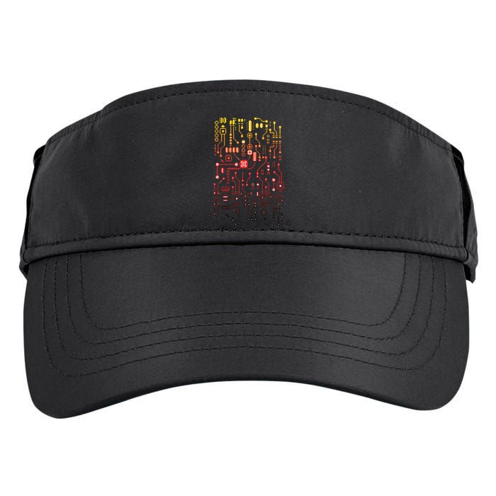 Engineer Computer Circuit Board Engineering CPU Binary Adult Drive Performance Visor