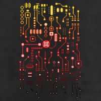 Engineer Computer Circuit Board Engineering CPU Binary Beanie