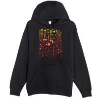 Engineer Computer Circuit Board Engineering CPU Binary Premium Pullover Hoodie