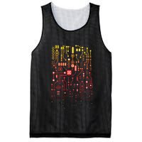 Engineer Computer Circuit Board Engineering CPU Binary Mesh Reversible Basketball Jersey Tank