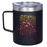 Engineer Computer Circuit Board Engineering CPU Binary 12oz Stainless Steel Coffee Mug