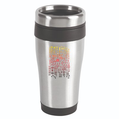 Engineer Computer Circuit Board Engineering CPU Binary 16oz Travel Tumbler