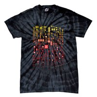 Engineer Computer Circuit Board Engineering CPU Binary Tie-Dye T-Shirt