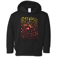 Engineer Computer Circuit Board Engineering CPU Binary Toddler Hoodie