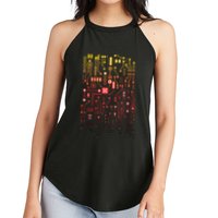 Engineer Computer Circuit Board Engineering CPU Binary Women's Perfect Tri Rocker Tank