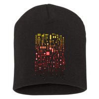 Engineer Computer Circuit Board Engineering CPU Binary Short Acrylic Beanie
