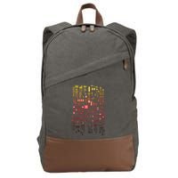 Engineer Computer Circuit Board Engineering CPU Binary Cotton Canvas Backpack