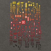 Engineer Computer Circuit Board Engineering CPU Binary Cotton Canvas Backpack