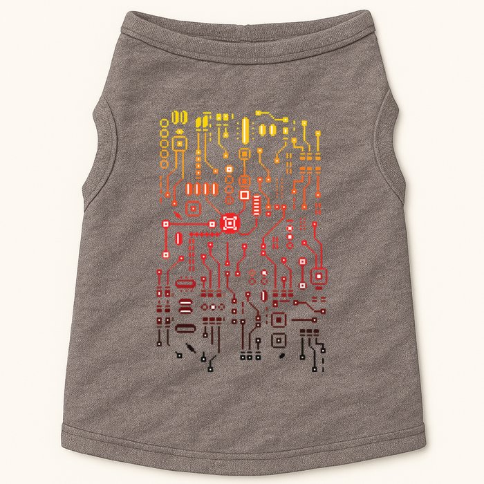 Engineer Computer Circuit Board Engineering CPU Binary Doggie Tank