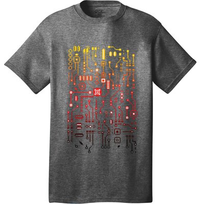 Engineer Computer Circuit Board Engineering CPU Binary T-Shirt